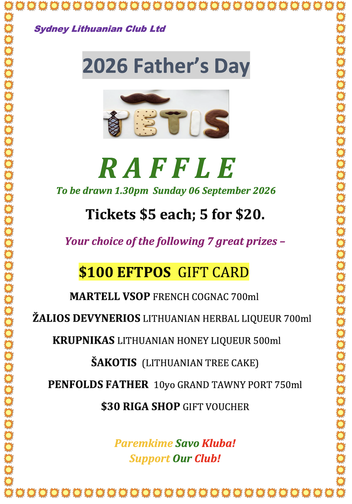 Tetis Raffle 2026