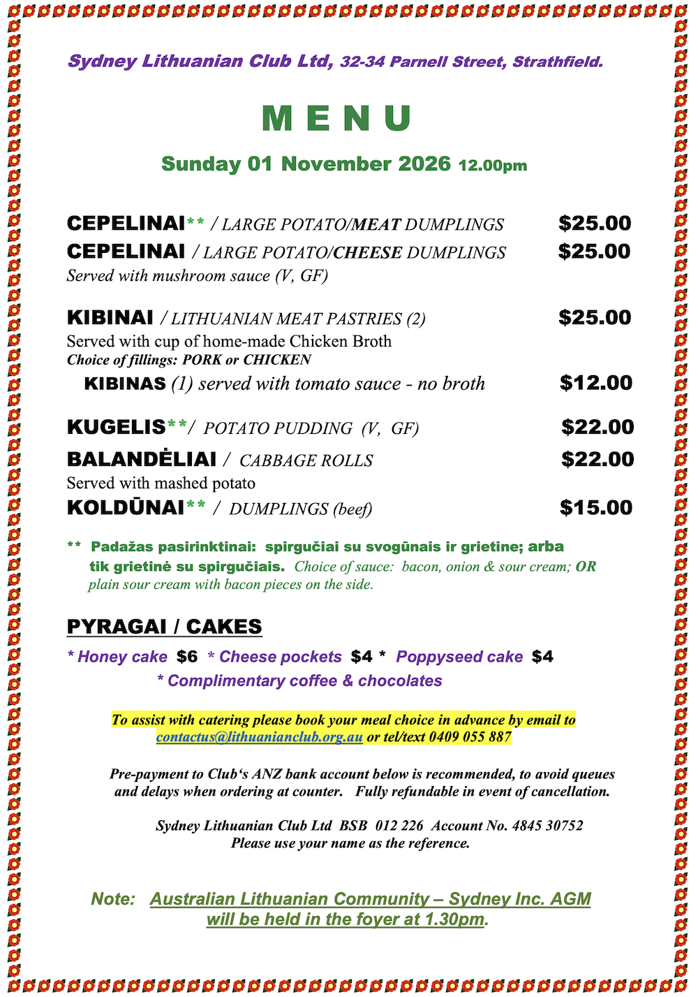 menu 01 novembe
